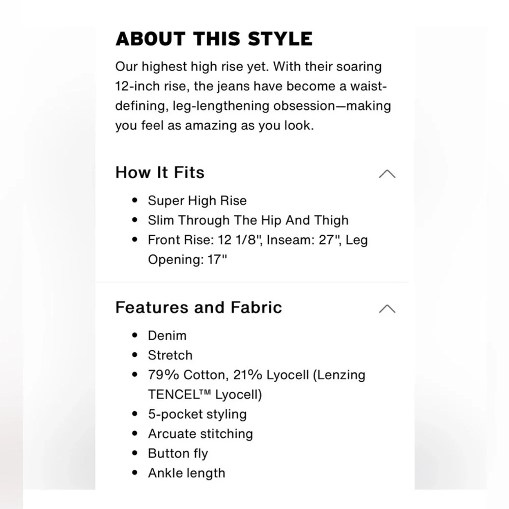 Levi’s Ribcage ankle straight size 24 EUC medium wash - Picture 6 of 13